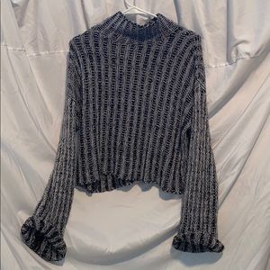 3 For $15 High Neck Balloon Sleeve Sweater